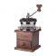 Classic Manual Coffee Bean Grinder Mill Old Fashioned Wooden Design Spices Nuts