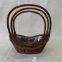 Round Wicker Tray Plant Storage Basket Wicker Storage