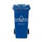 120L outdoor public garbage trash can custom mobile recycle waste bin