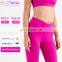 Crossover Waist Leggings Woman Scrunch Butt High Rise Fitness Yoga Pants Leggings Pitaya