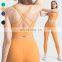 Custom Workout Gym Sports Bra Top Comfortable Sexy High support Fitness Cross Back Sports Bra With Pads Inserts Sports Bra Cups