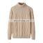 100% Cashmere Turtleneck Sweater Winter Warm Fashion Wear Knitted with Solid Pattern Casual Style Front Logo Thick Sweater