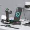 6 in 1 Wireless Charging Dock for Phone Watch Earphone Fast Charger Multifunction 15W QI Micro USB Type C 360 Rotate Dock