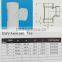 Best price high quality hot sale ASTM standard upvc tee fittings for drainage water