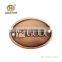 New Product Made in China Antique Metal Label for Glass,zinc Alloy Brand Logo for Wine Spirit Bottle
