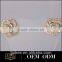 Creative Jewelry Lady's silver ring flower pistil design wholesale terracotta earring jhumkas