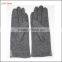 2016 Ladies fingered spandex velvet gloves with lace bow