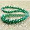 Fashion 6-14mm natural green jade bead necklace