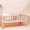 Adjustable baby bed with cradle