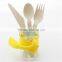 6.5inch Dipsoable Wooden fork/Wooden Spoon/Wooden Knife