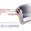 professional 9pcs Three-ply copper cookware/Tri-ply copper kitchenware for whole sale