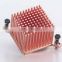 Aluminum insert fin heat sink/heatsink with pressed heat pipes (high-quality products and competitive price)