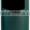 China Factory Colorful Round Standing Not Rust Trash Can With Ashtary