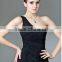 Jennifer Aniston Sexy Black One Shoulder Formal Gonw Red Carpet Evening Dress 2010 Golden Globe Awards TPD219