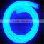 120v mini flex led neon light,220V 24V underwater neon flex,Flat Round 8W Neon Light