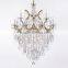 13 lights chrome italian modern crystal chandalier light