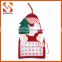 SJ-6859 Custom Felt Christmas Advent Calendar,Handmade tree shape hangging Calendar