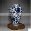 Qing Dynasty antique porcelain ceramic jingdezhen blue and white vase for collection