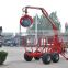 5ton 8ton log trailer with crane for forestry working