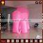 2015 Outdoor event attractive promotion inflatable pink elephant