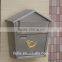 Foshan JHC-2014CS Wall Mounted Stainless Steel Mailbox/Unique Design Decorative Lockable Letterbox/Outdoor Durable Postbox