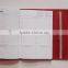 A5 red thick pu three folded daily diary