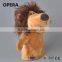 2016 hot animal lion soft plush puppet hand