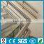 European style steel glass staircase interior glass railing