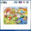 Unique design children Wooden happy housing puzzle game toy
