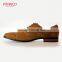 Tan suede leather lace-up mens dress shoes