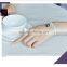 single black tahitian baroque pearl with leather bracelets