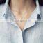 Yiwu factory wholesale fashion cute smile face pendant necklace
