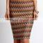 clothing suppliers china wave stripe bodycon wholesale vintage sari wrap skirt for women