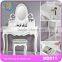 modern dressing table makeup desk Makeup Table with round mirror bedroom