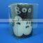 ghost led battery white light candle for cemetery