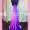 Top sales ribbon floral detail bridesmaid dress royal purple