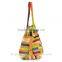 2016 fashion multicolor handbag lady leather large handbag