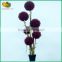 mini artificial topiary frame grass ball tree for home decoration