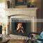 YN-020 indoor antique metal wood burning fireplace