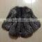 High Quality Fox Fur Coatst / Women Silver Fox Fur Jacket