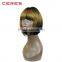 wholesale Natural look premium bob wig 2T blonde ombre wig for black women