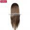 hot sale female mannequin head with synthetic hair,synthetic training head for salon school