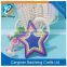 pretty star of rubber material shiny keychains as the famous festival presents of sky stars in wholesale of hot design