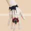 Europe restoring ancient ways bracelet with ring chain integrated COS women's jewelry DIY craft show