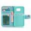 Contrast Colorful leather case for Samsung S6