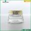 25ml fancy glass face cream packing cosmetic jar with plastic caps