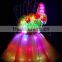 Remote Control LED Light Up Tutu Skirts, LED Light Stage Costume For SIngers