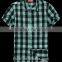 open end Men cotton business casual plaids shirt check shirt