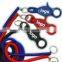 Promotional Casino Plastic Spiral Bungee Cord Lobster Claw Casino Bungee Coil Cord With Ring