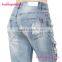 Free sample no moq new pattern used look jeans pent